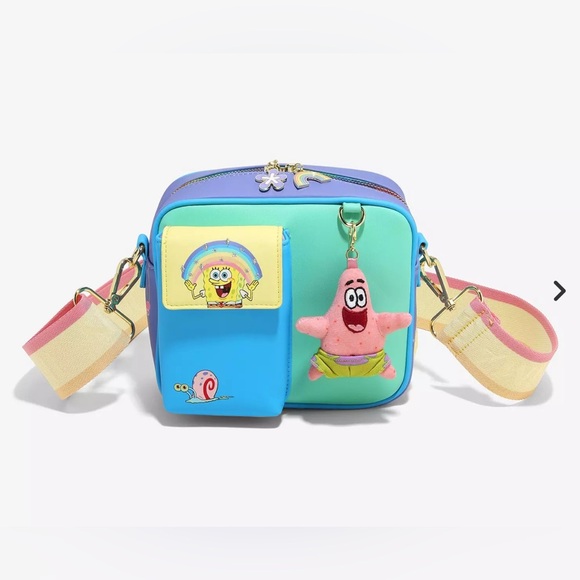 SpongeBob SquarePants Patrick & SpongeBob Color Block Crossbody Bag